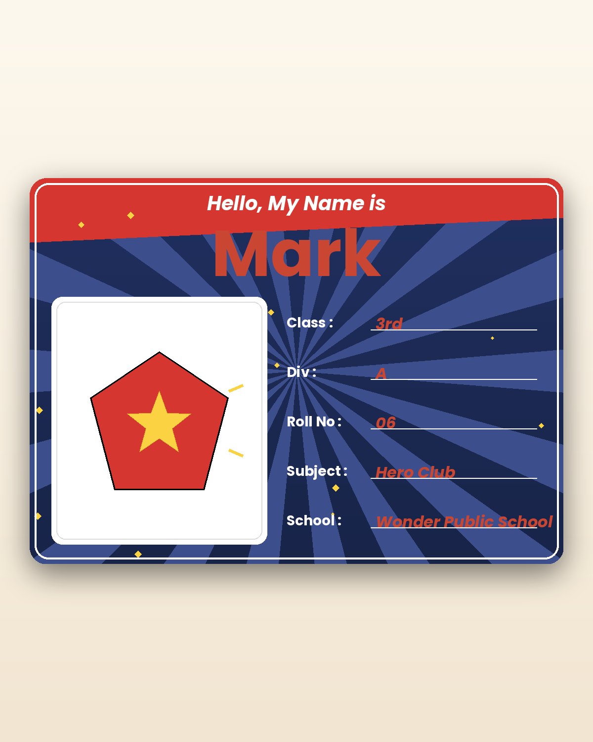 Avengers emblem + photo mash-up — sample design
